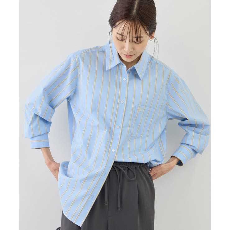 【WEB限定カラー】オーセンティックシャツ/UVカット・防シワ | ROPE' PICNIC | 詳細画像1 