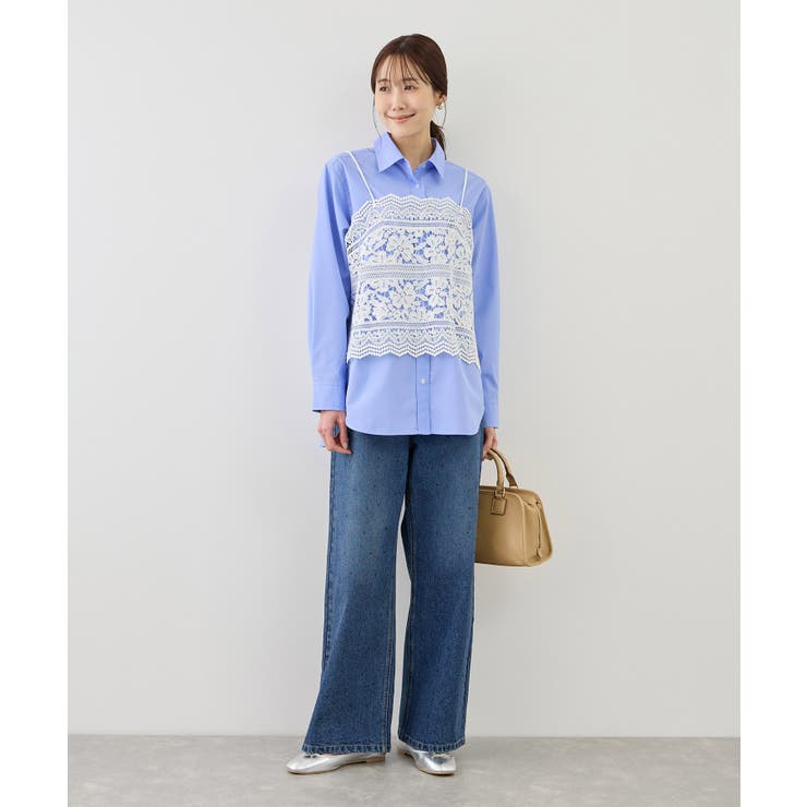 【WEB限定カラー】オーセンティックシャツ/UVカット・防シワ | ROPE' PICNIC | 詳細画像15 