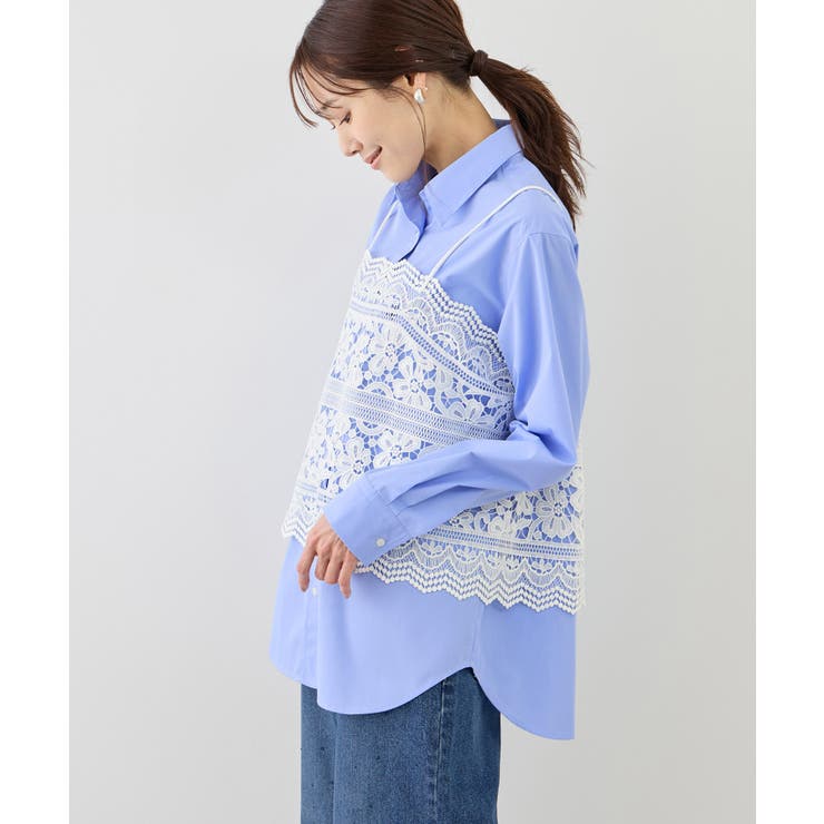 【WEB限定カラー】オーセンティックシャツ/UVカット・防シワ | ROPE' PICNIC | 詳細画像17 