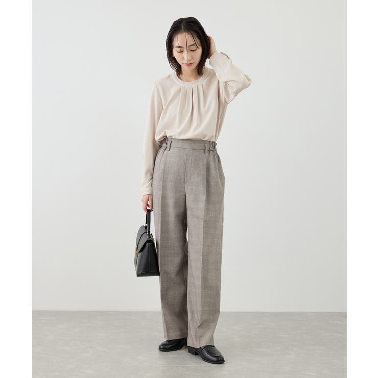 【WEB限定サイズ】配色アソートフロントタックブラウス | ROPE' PICNIC | 詳細画像23 