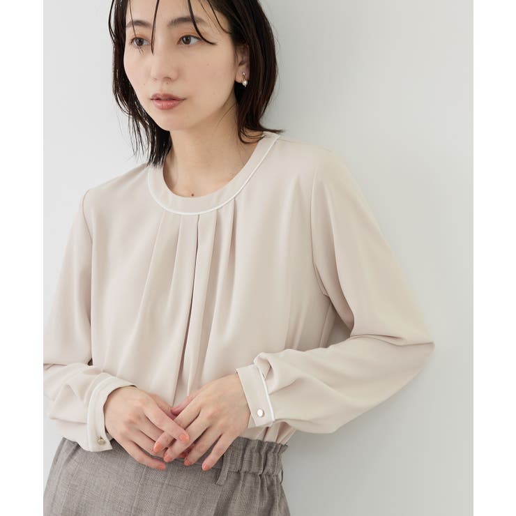 【WEB限定サイズ】配色アソートフロントタックブラウス | ROPE' PICNIC | 詳細画像27 