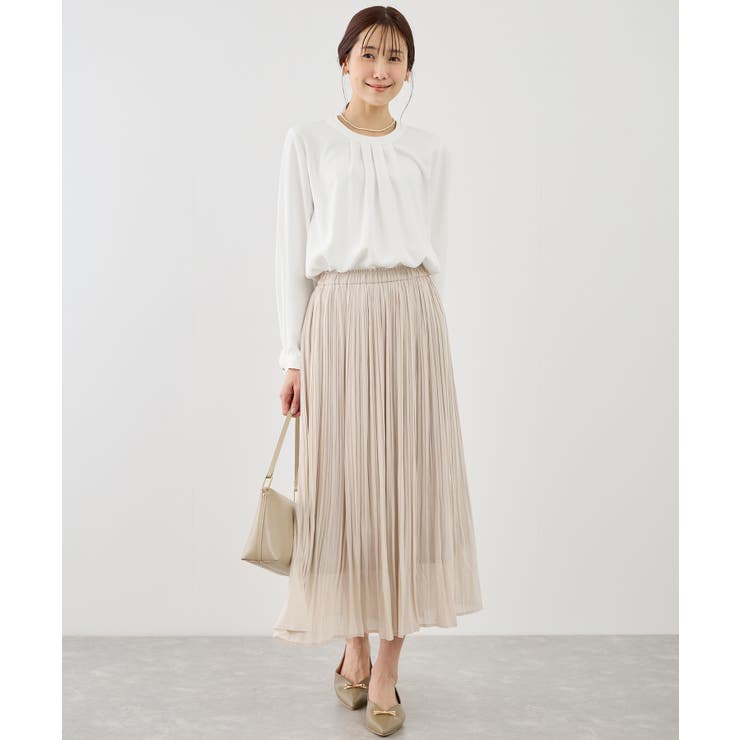 【WEB限定サイズ】配色アソートフロントタックブラウス | ROPE' PICNIC | 詳細画像34 