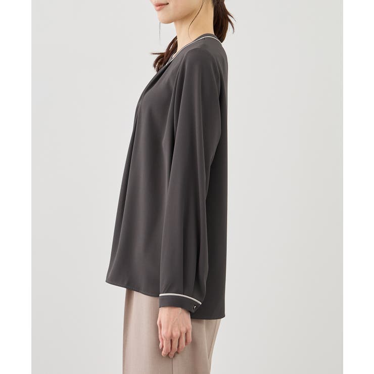 【WEB限定サイズ】配色アソートフロントタックブラウス | ROPE' PICNIC | 詳細画像38 