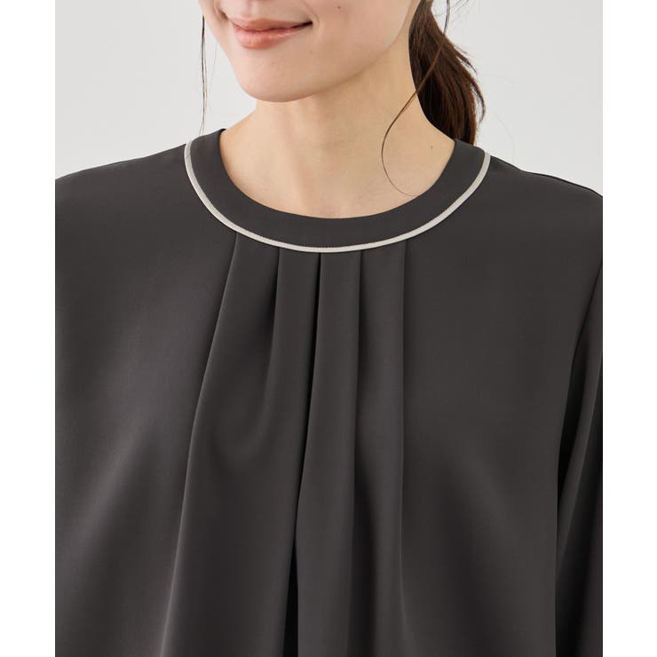 【WEB限定サイズ】配色アソートフロントタックブラウス | ROPE' PICNIC | 詳細画像40 