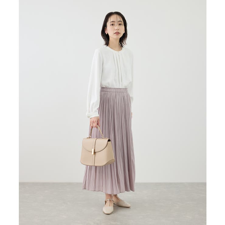 【WEB限定サイズ】配色アソートフロントタックブラウス | ROPE' PICNIC | 詳細画像9 