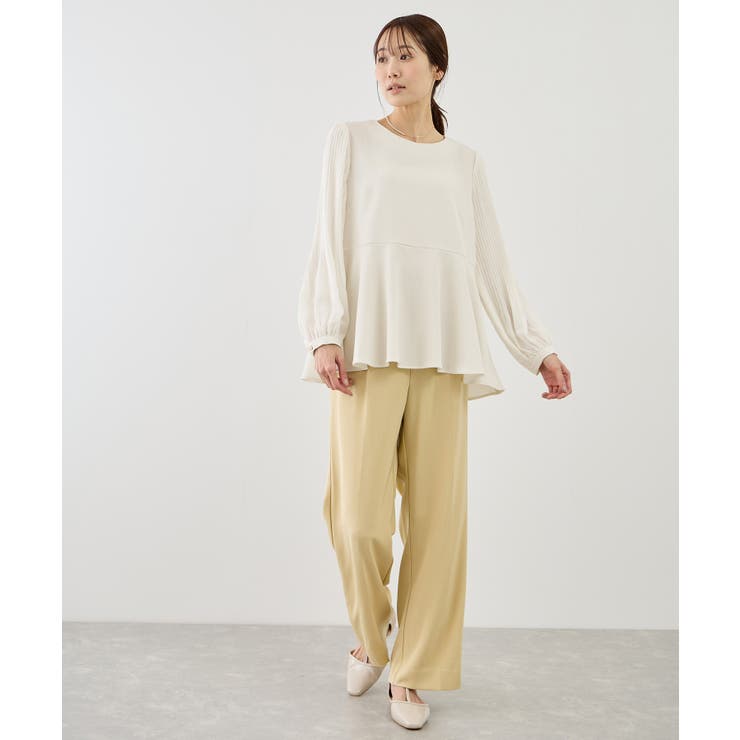 袖プリーツフレアブラウス | ROPE' PICNIC | 詳細画像10 