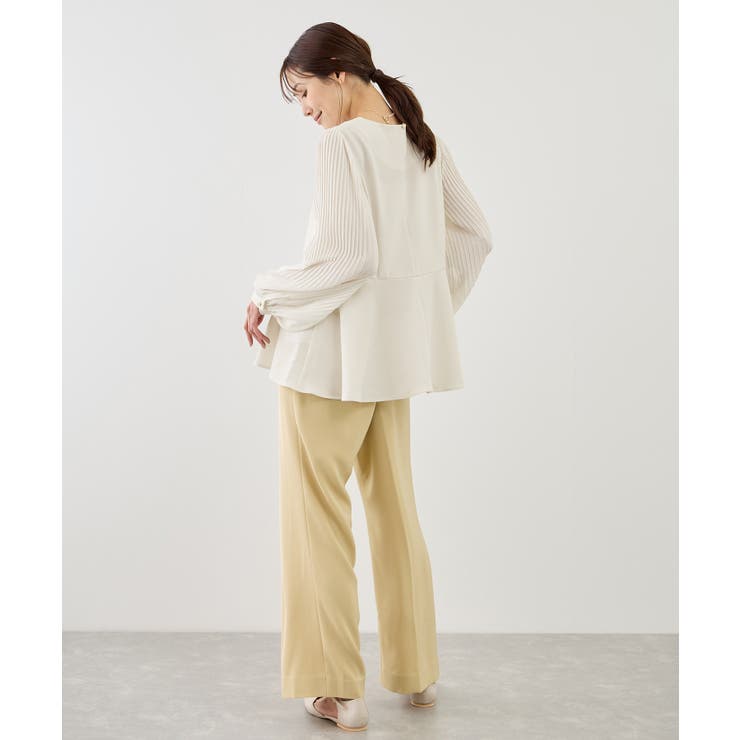 袖プリーツフレアブラウス | ROPE' PICNIC | 詳細画像11 