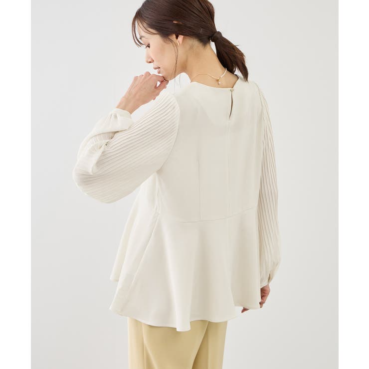 袖プリーツフレアブラウス | ROPE' PICNIC | 詳細画像15 