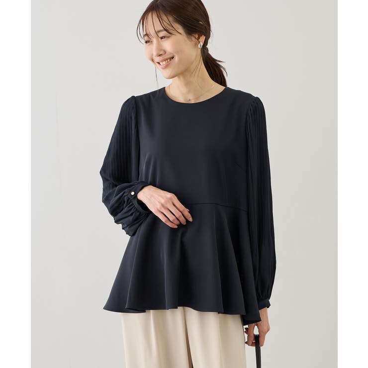 袖プリーツフレアブラウス | ROPE' PICNIC | 詳細画像21 