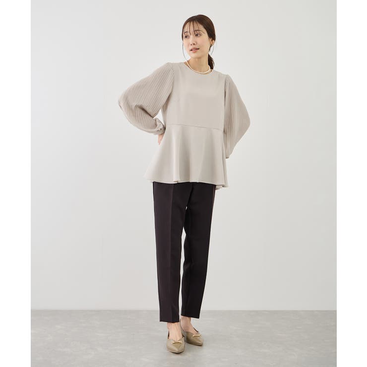 袖プリーツフレアブラウス | ROPE' PICNIC | 詳細画像3 