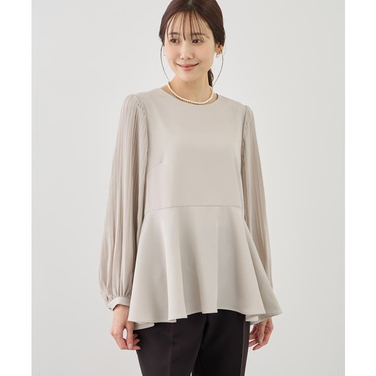 袖プリーツフレアブラウス | ROPE' PICNIC | 詳細画像5 