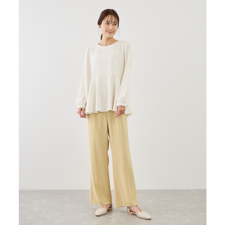 袖プリーツフレアブラウス | ROPE' PICNIC | 詳細画像9 