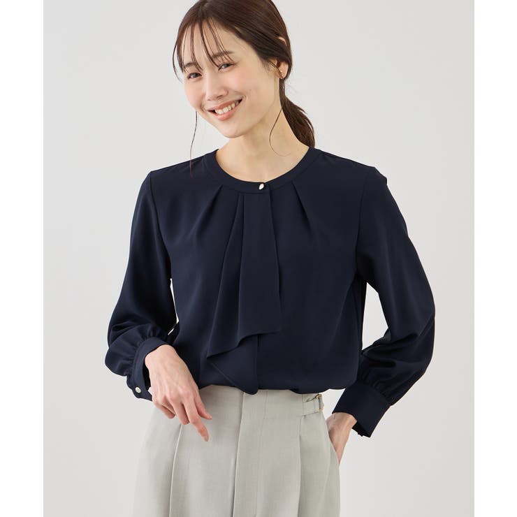 【WEB限定サイズ】配色アソートボウタイフウブラウス | ROPE' PICNIC | 詳細画像1 