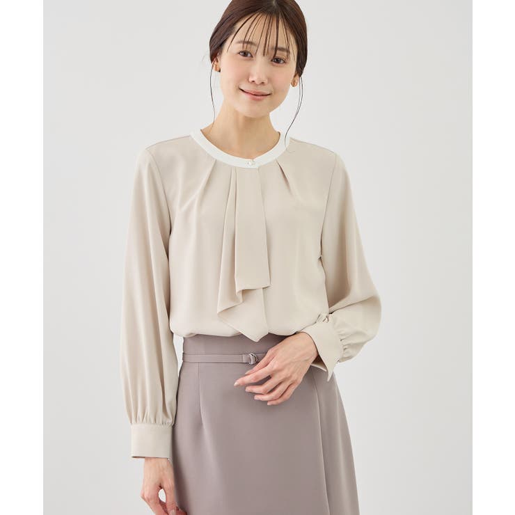 【WEB限定サイズ】配色アソートボウタイフウブラウス | ROPE' PICNIC | 詳細画像16 