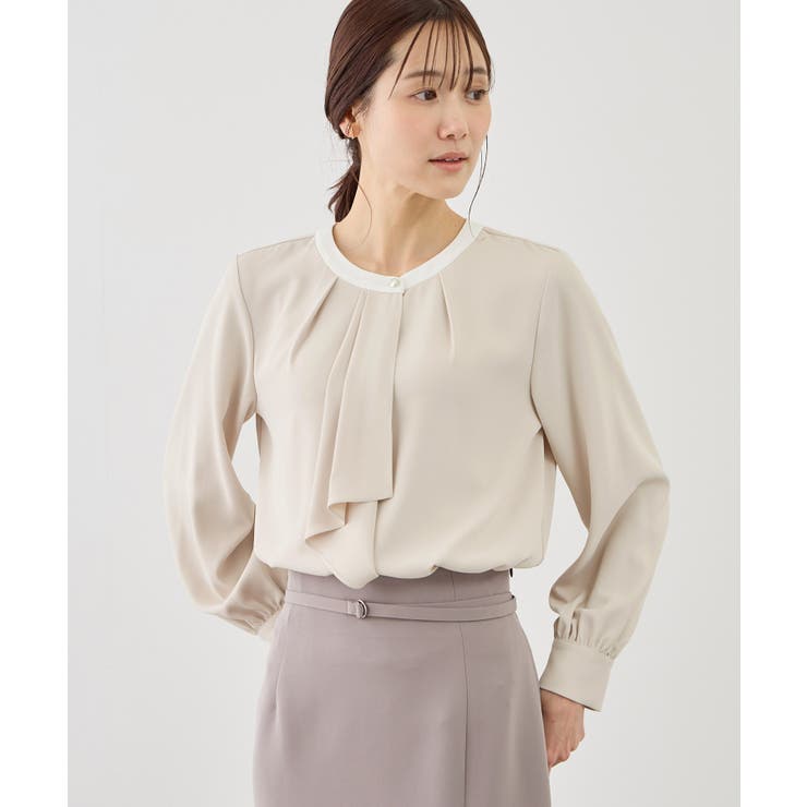 【WEB限定サイズ】配色アソートボウタイフウブラウス | ROPE' PICNIC | 詳細画像17 