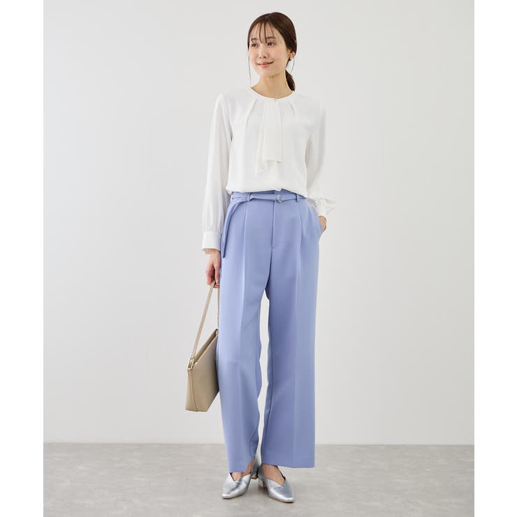 【WEB限定サイズ】配色アソートボウタイフウブラウス | ROPE' PICNIC | 詳細画像2 