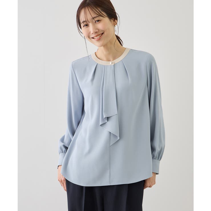 【WEB限定サイズ】配色アソートボウタイフウブラウス | ROPE' PICNIC | 詳細画像25 