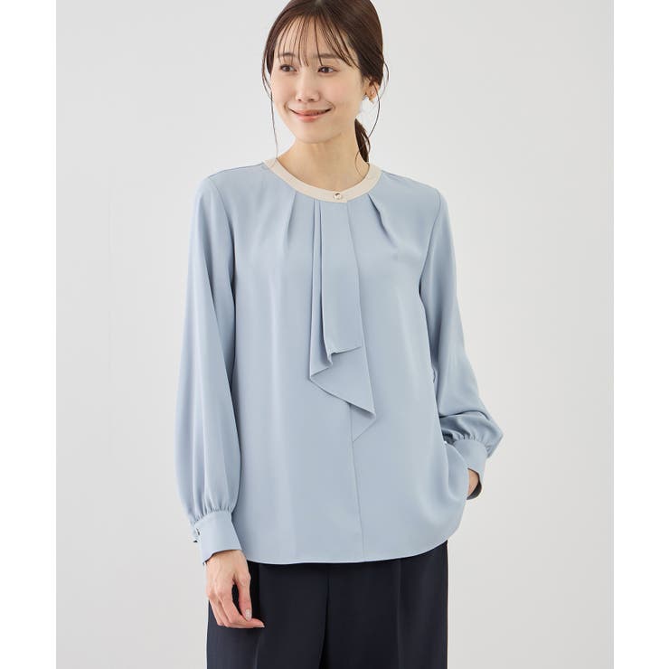 【WEB限定サイズ】配色アソートボウタイフウブラウス | ROPE' PICNIC | 詳細画像26 