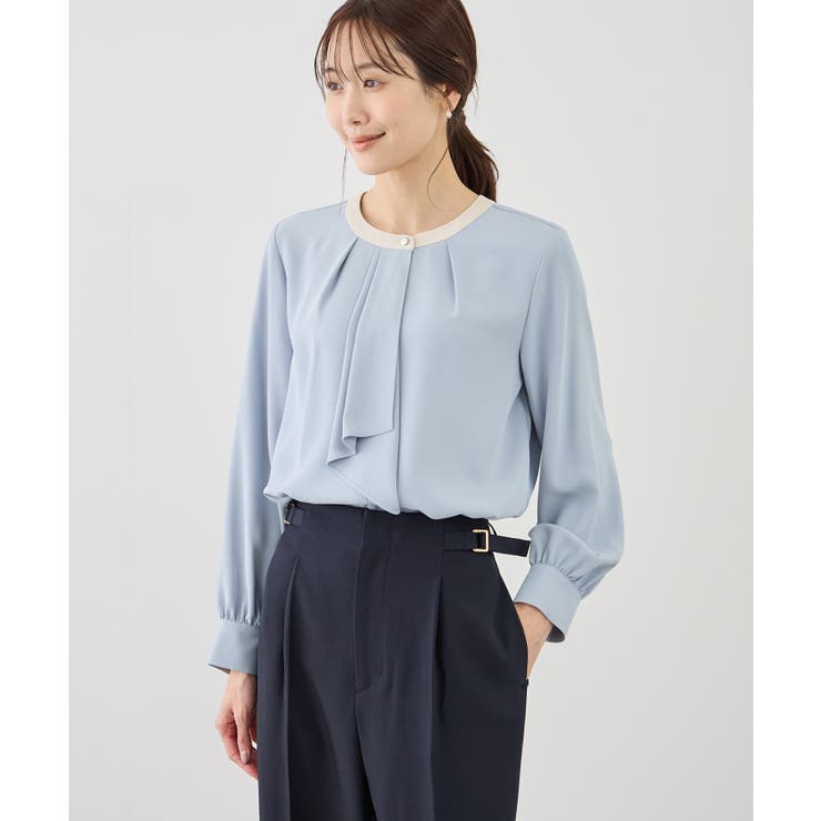 【WEB限定サイズ】配色アソートボウタイフウブラウス | ROPE' PICNIC | 詳細画像30 