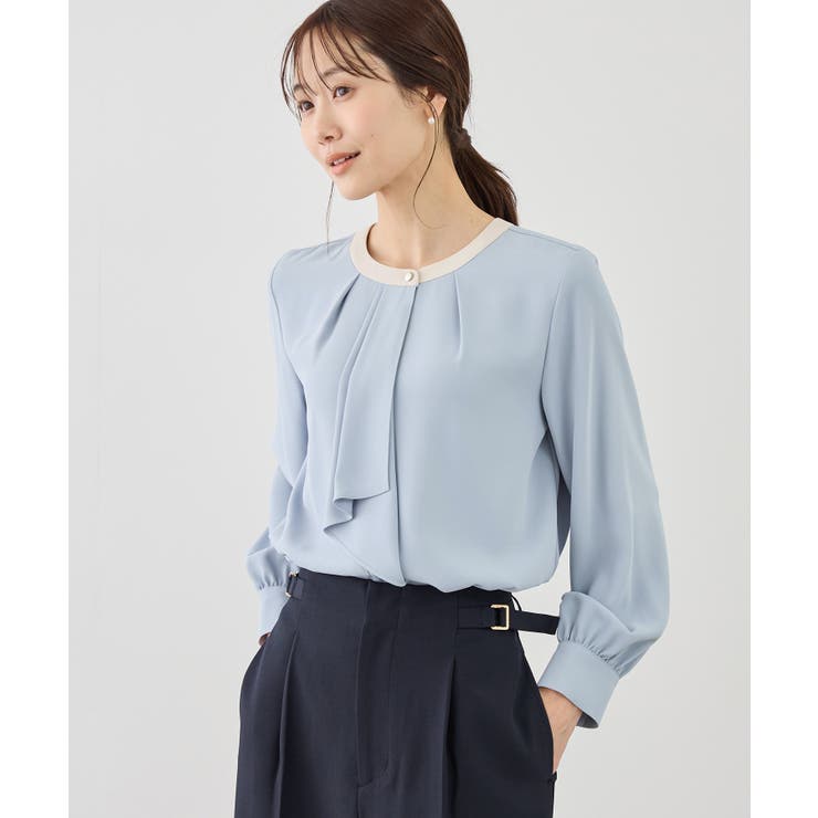 【WEB限定サイズ】配色アソートボウタイフウブラウス | ROPE' PICNIC | 詳細画像31 