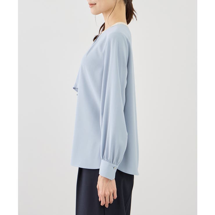 【WEB限定サイズ】配色アソートボウタイフウブラウス | ROPE' PICNIC | 詳細画像34 