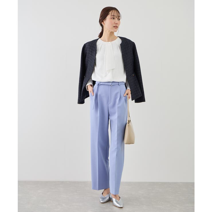 【WEB限定サイズ】配色アソートボウタイフウブラウス | ROPE' PICNIC | 詳細画像7 