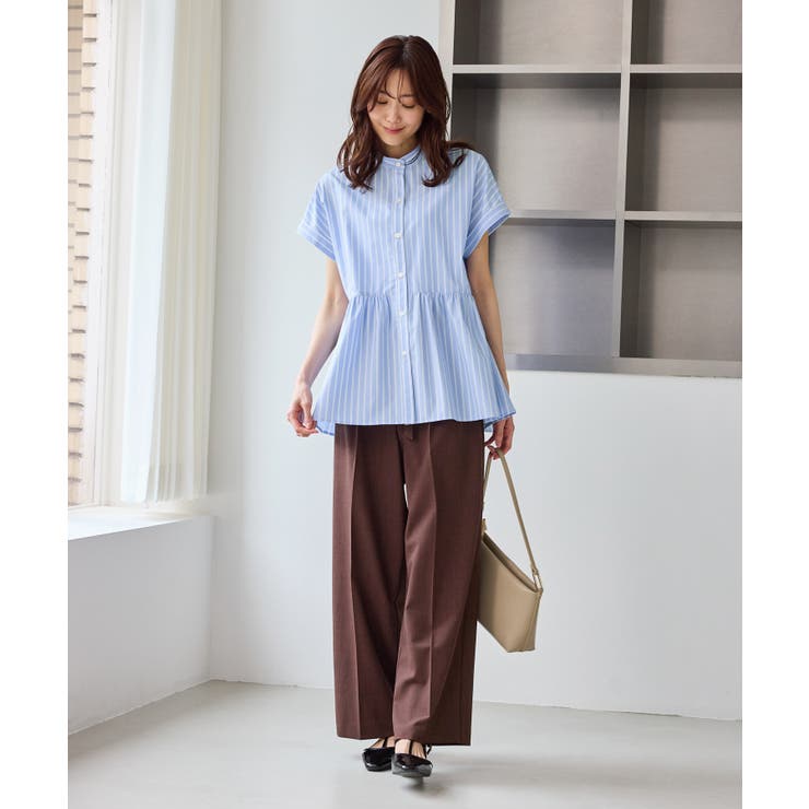 フレンチペプラムシャツ/UVカット・防シワ | ROPE' PICNIC | 詳細画像12 