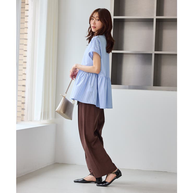 フレンチペプラムシャツ/UVカット・防シワ | ROPE' PICNIC | 詳細画像13 