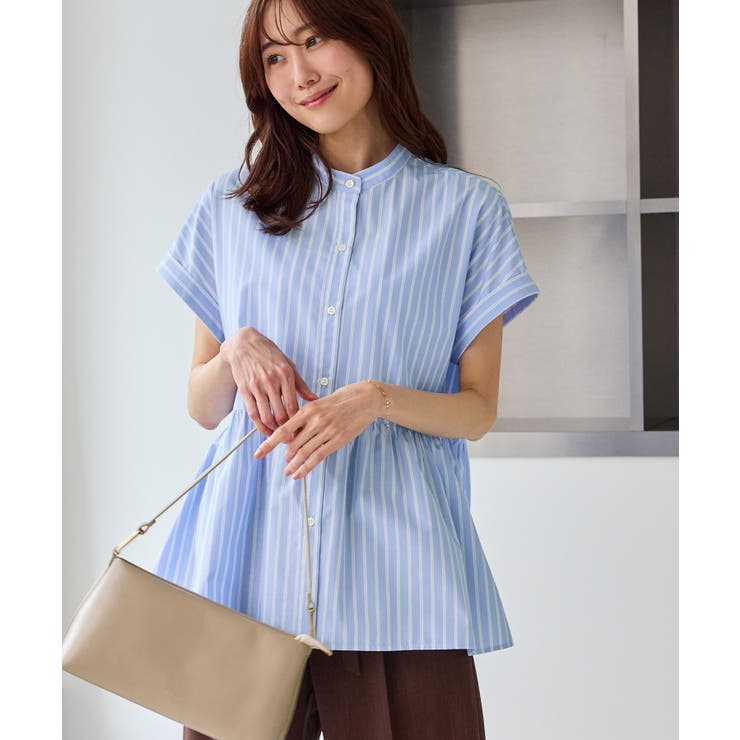 フレンチペプラムシャツ/UVカット・防シワ | ROPE' PICNIC | 詳細画像14 