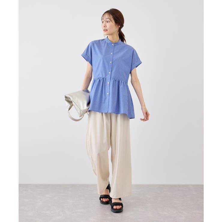 フレンチペプラムシャツ/UVカット・防シワ | ROPE' PICNIC | 詳細画像16 