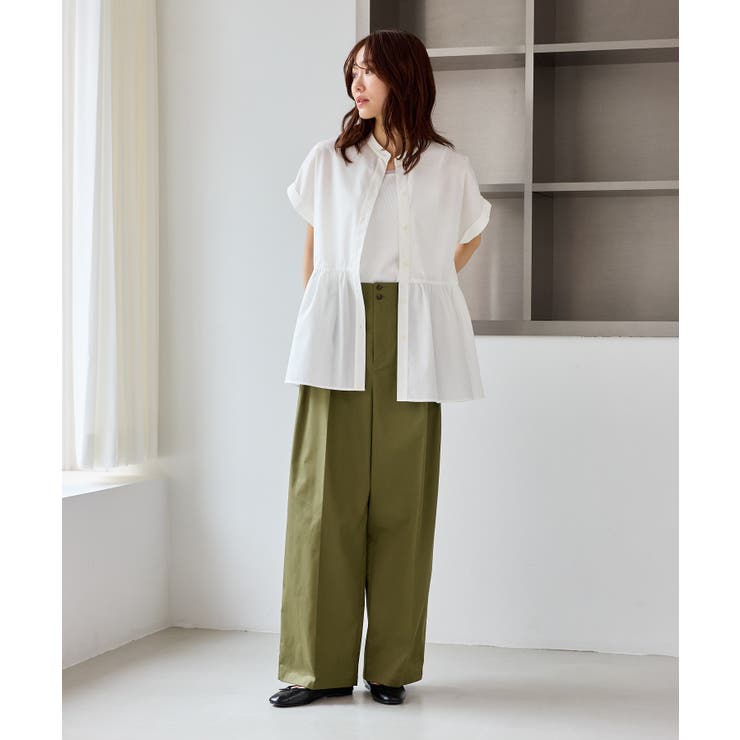 フレンチペプラムシャツ/UVカット・防シワ | ROPE' PICNIC | 詳細画像2 