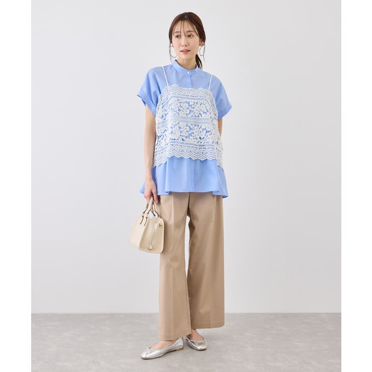 フレンチペプラムシャツ/UVカット・防シワ | ROPE' PICNIC | 詳細画像20 