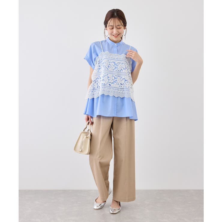 フレンチペプラムシャツ/UVカット・防シワ | ROPE' PICNIC | 詳細画像21 