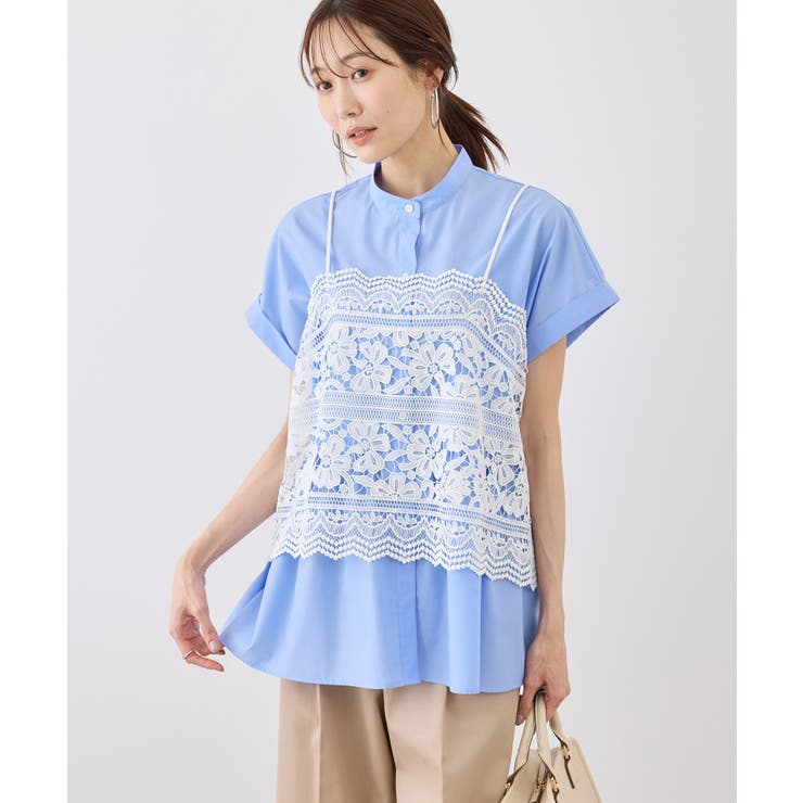 フレンチペプラムシャツ/UVカット・防シワ | ROPE' PICNIC | 詳細画像22 