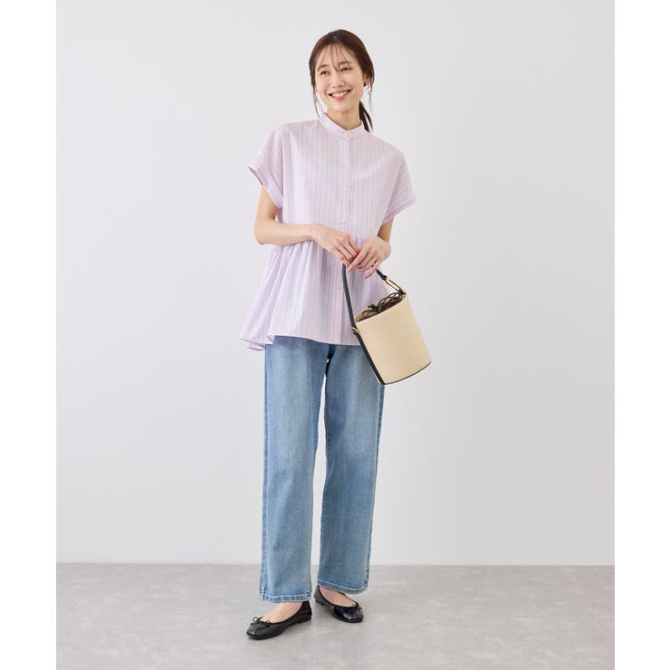 フレンチペプラムシャツ/UVカット・防シワ | ROPE' PICNIC | 詳細画像26 