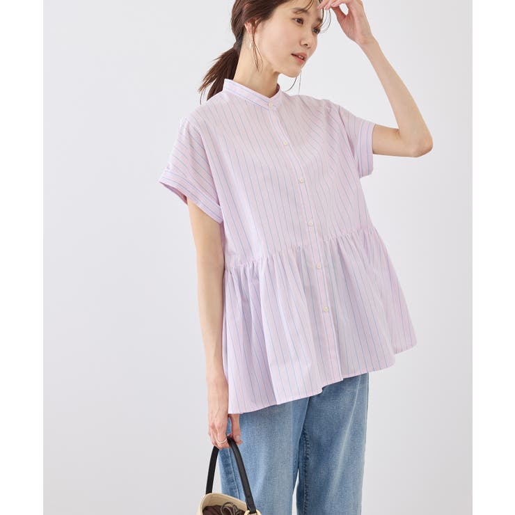 フレンチペプラムシャツ/UVカット・防シワ | ROPE' PICNIC | 詳細画像27 