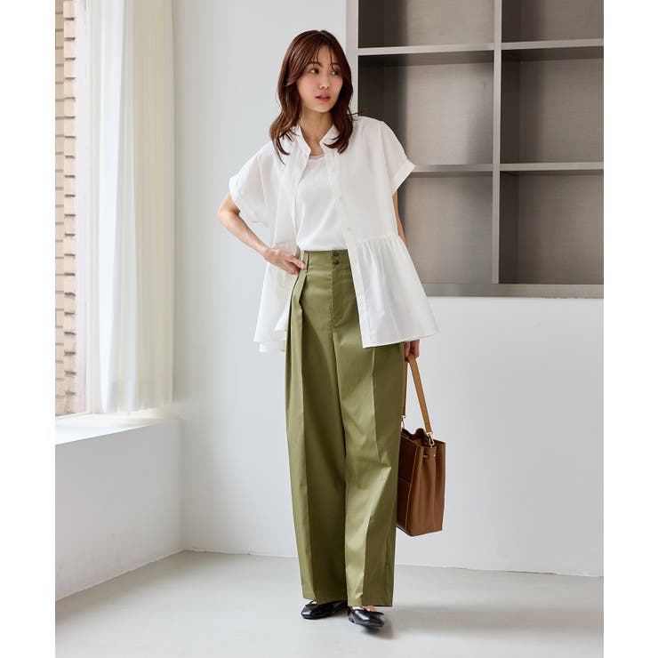 フレンチペプラムシャツ/UVカット・防シワ | ROPE' PICNIC | 詳細画像3 