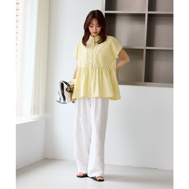 フレンチペプラムシャツ/UVカット・防シワ | ROPE' PICNIC | 詳細画像31 