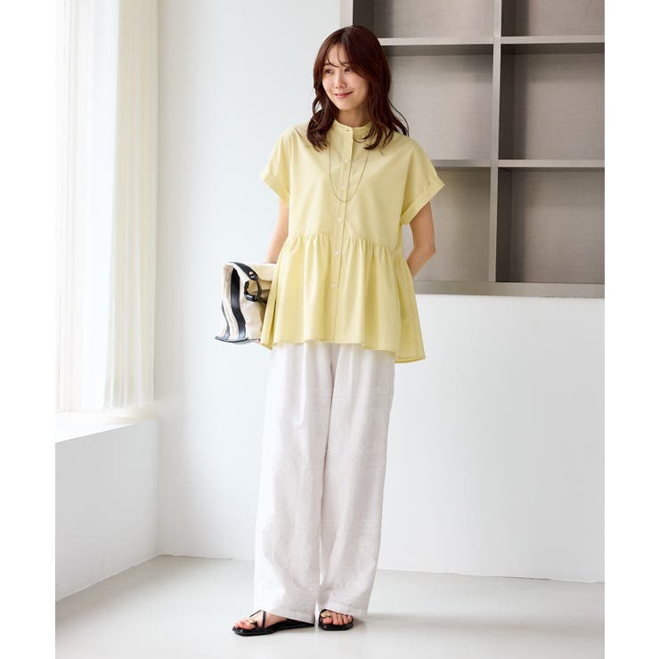 フレンチペプラムシャツ/UVカット・防シワ | ROPE' PICNIC | 詳細画像32 