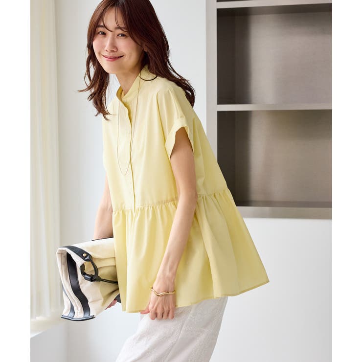 フレンチペプラムシャツ/UVカット・防シワ | ROPE' PICNIC | 詳細画像35 