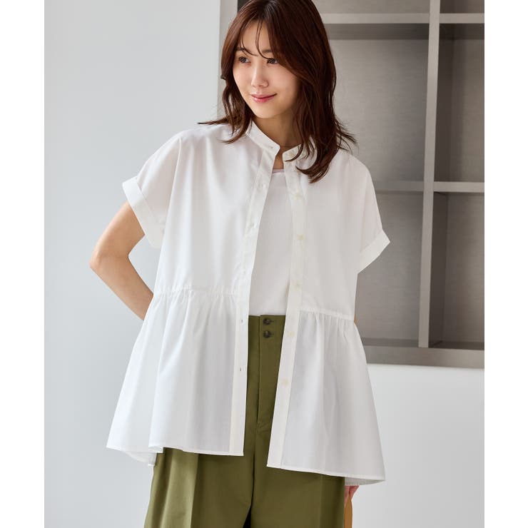 フレンチペプラムシャツ/UVカット・防シワ | ROPE' PICNIC | 詳細画像4 