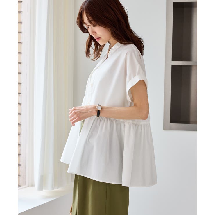 フレンチペプラムシャツ/UVカット・防シワ | ROPE' PICNIC | 詳細画像5 