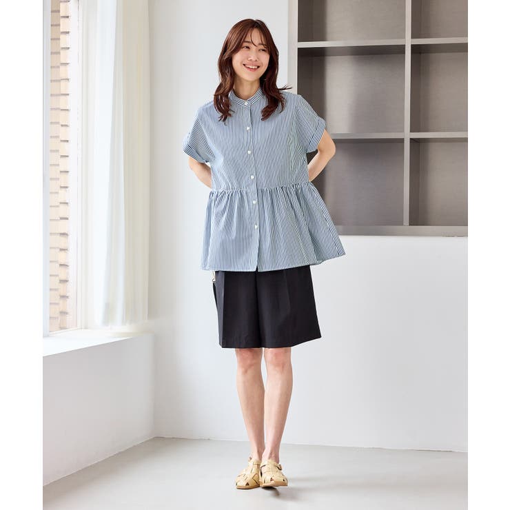 フレンチペプラムシャツ/UVカット・防シワ | ROPE' PICNIC | 詳細画像8 