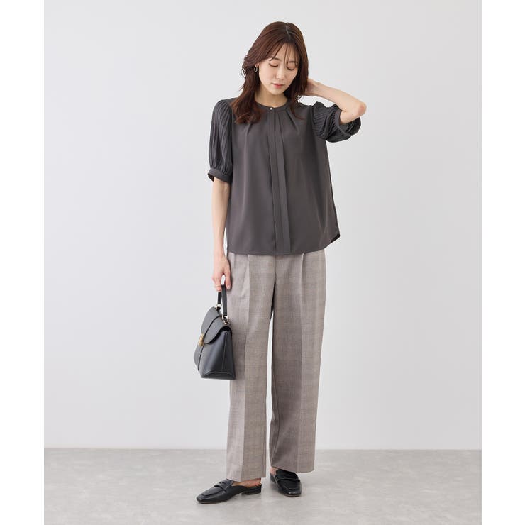 袖プリーツハーフスリーブブラウス | ROPE' PICNIC | 詳細画像16 