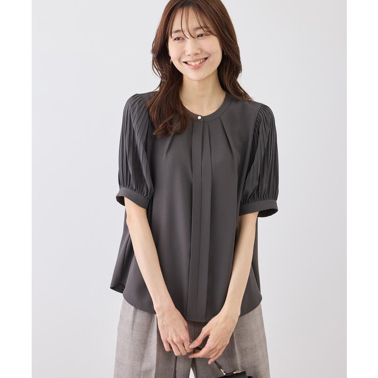 袖プリーツハーフスリーブブラウス | ROPE' PICNIC | 詳細画像17 