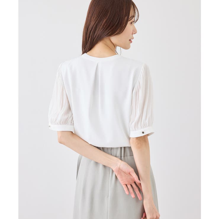 袖プリーツハーフスリーブブラウス | ROPE' PICNIC | 詳細画像25 