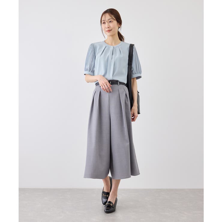 袖プリーツハーフスリーブブラウス | ROPE' PICNIC | 詳細画像28 