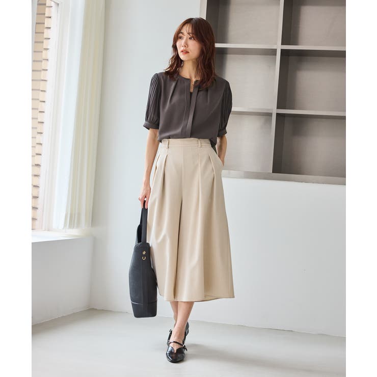 袖プリーツハーフスリーブブラウス | ROPE' PICNIC | 詳細画像3 