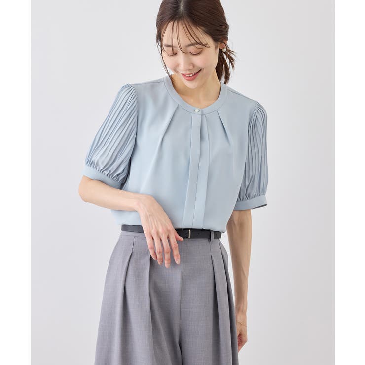 袖プリーツハーフスリーブブラウス | ROPE' PICNIC | 詳細画像30 