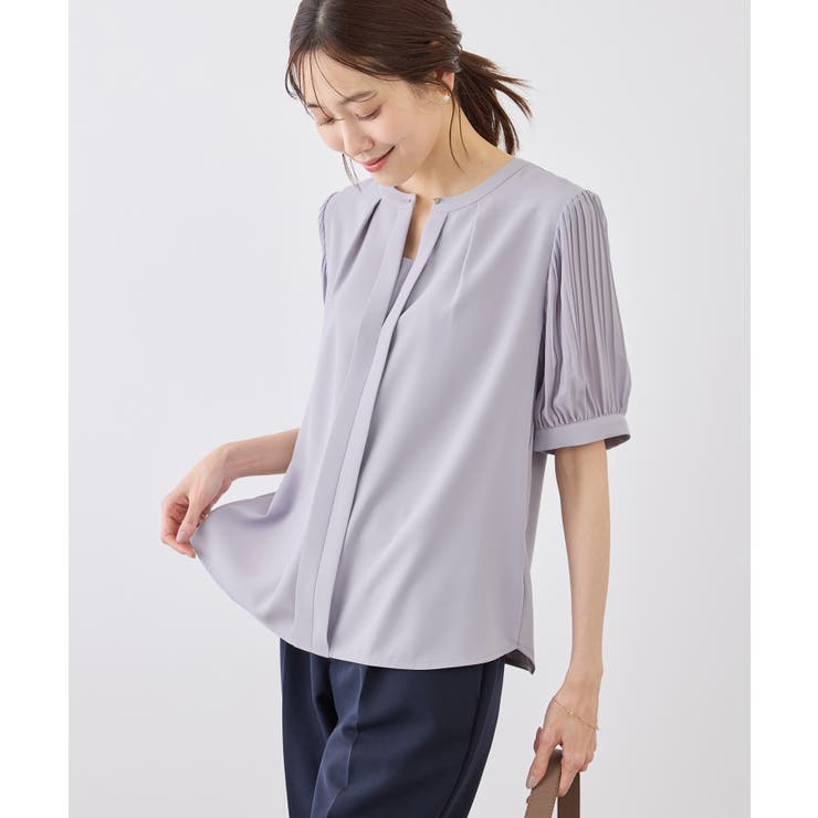 袖プリーツハーフスリーブブラウス | ROPE' PICNIC | 詳細画像34 